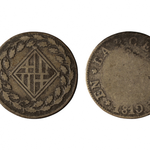 image for: Ocupació francesa - 1 pesseta - 1810