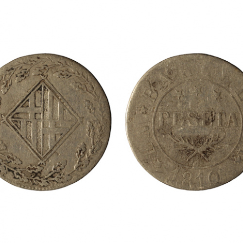 image for: Ocupació francesa - 1 pesseta - 1810