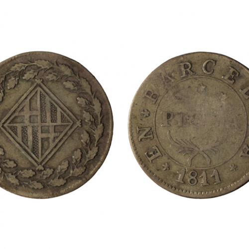 image for: Ocupació francesa - 1 pesseta - 1811