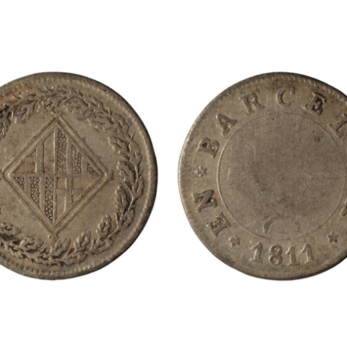 image for: Ocupació francesa - 1 pesseta - 1811