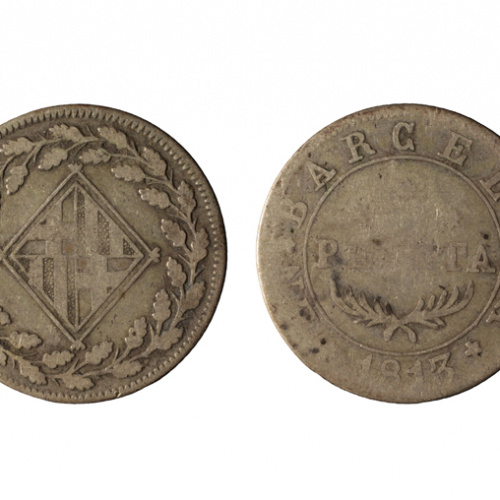 image for: Ocupació francesa - 1 pesseta - 1813