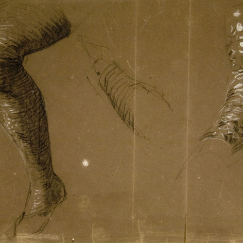 image for: Ramon Martí i Alsina - Estudi per al quadre  «La companyia de Santa Bàrbara» - Cap a 1891