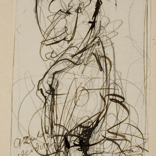 image for: Ramon Martí i Alsina - Estudi de figura femenina - Cap a 1870-1880