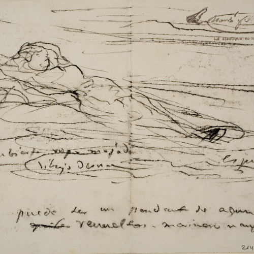 image for: Ramon Martí i Alsina - Estudi de figura femenina - Cap a 1880-1890