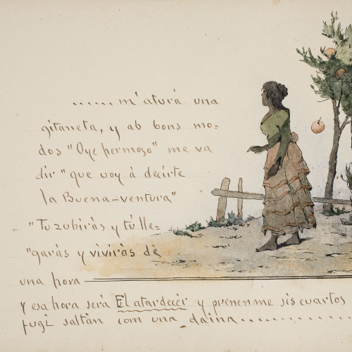 image for: Modest Urgell - La gitaneta - 1918