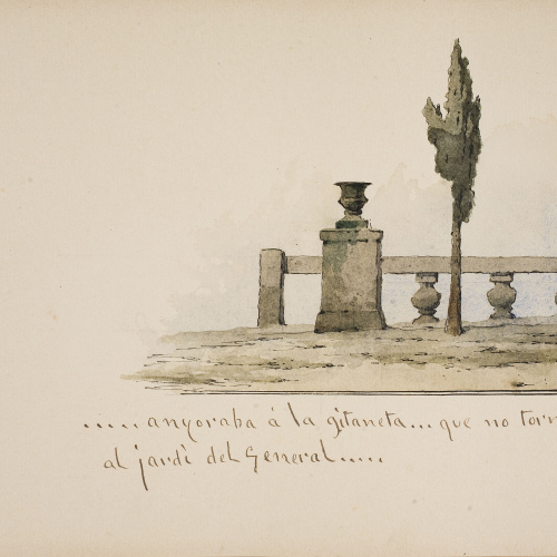 image for: Modest Urgell - Jardí del General - 1918