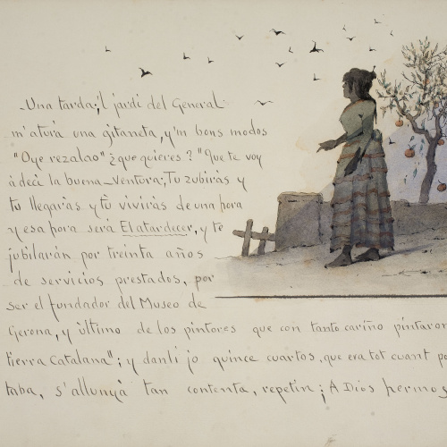 image for: Modest Urgell - La gitaneta - Cap a 1918