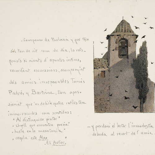 image for: Modest Urgell - Campanar de Parlavà - Cap a 1918