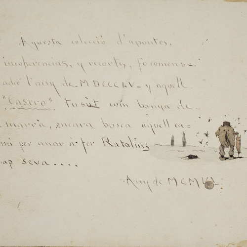 image for: Modest Urgell - La gitaneta (anvers) / El «casero» (revers) - Cap a 1918 [1]