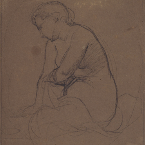 image for: Ramon Martí i Alsina - Nu femení - Cap a 1860-1865