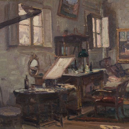 image for: Joan Colom Agustí - Estudi de pintor - Anterior a 1957