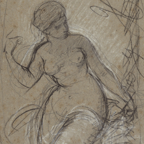 image for: Ramon Martí i Alsina - Nu femení - Cap a 1870