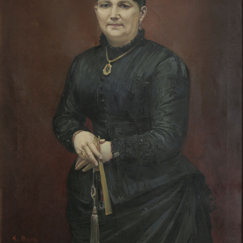 image for: Ramon Martí i Alsina - Retrat de Maria Mas - Cap a 1880-1885