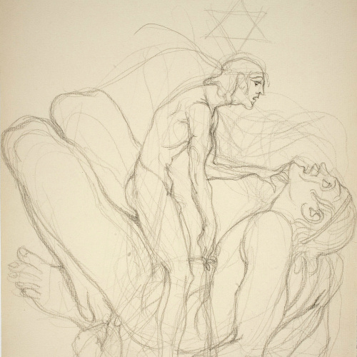 image for: Ismael Smith - Estudi per a l&#039;ex-libris «Señor Ismael Smith» - Cap a 1919