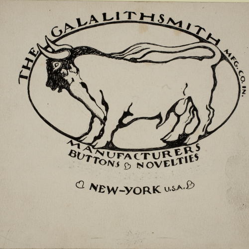 image for: Ismael Smith - Capçalera per a «The Galalithsmith MFG. Co. In» (toro) - Posterior a 1907