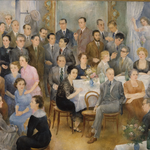 image for: Olga Sacharoff - La colla - Cap a 1945