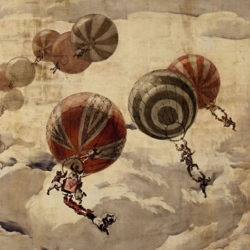 image for: Josep Maria Sert - Aeronautes. Estudi per a la decoració de Fantasia Mediterrània al Saló Mdvani de Venècia - 1934-1935
