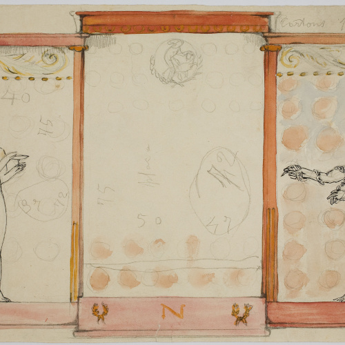 image for: Ismael Smith - Projecte de mirall (anvers) / Projecte de mirall (revers) - Cap a 1905-1915