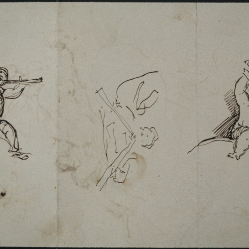 image for: Eduardo Rosales - Estudi per a l&#039;«Al·legoria de la Música» del sostre del palau dels marquesos de Portugalete (Madrid) (anvers) / Estudi per a l&#039;«Al·legoria de la Música» del sostre del... - Cap a 1870 [1]
