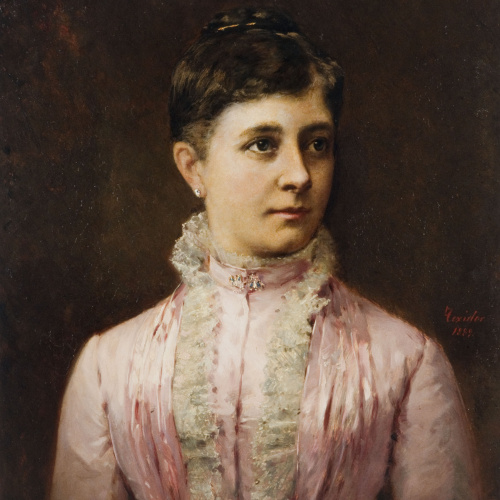 image for: Modest Teixidor - Retrat de la pintora Pepita Teixidor - 1889