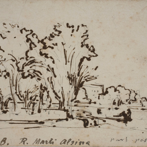 image for: Ramon Martí i Alsina - Estudi d&#039;arbres - Cap a 1850-1855