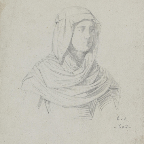 Claudi Lorenzale - Bust de dona (anvers) / Bust de dona (revers) - Cap a 1850-1870 image for: Claudi Lorenzale - Bust de dona (anvers) / Bust de dona (revers) - Cap a 1850-1870