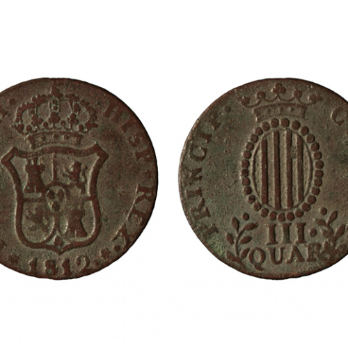 image for: Ferran VII d&#039;Espanya - 3 quartos - 1812