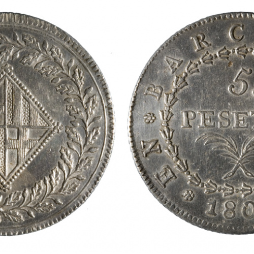 image for: Ocupació francesa - 5 pessetes - 1809