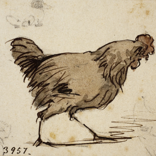 image for: Modest Urgell - Gallina - Cap a 1861-1888