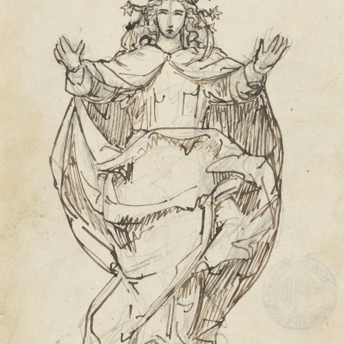 Francesc Torras - Mare de Déu - Cap a 1860-1870 image for: Francesc Torras - Mare de Déu - Cap a 1860-1870