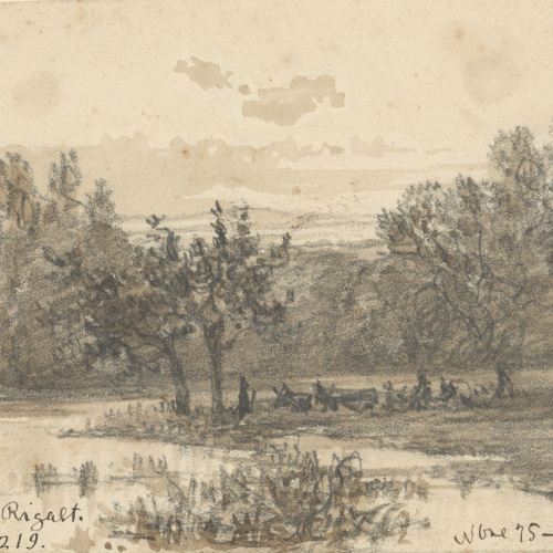 image for: Lluís Rigalt - Paisatge - Novembre de 1875