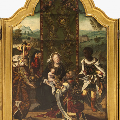 image for: Anònim - Adoració dels reis - Segle XVI