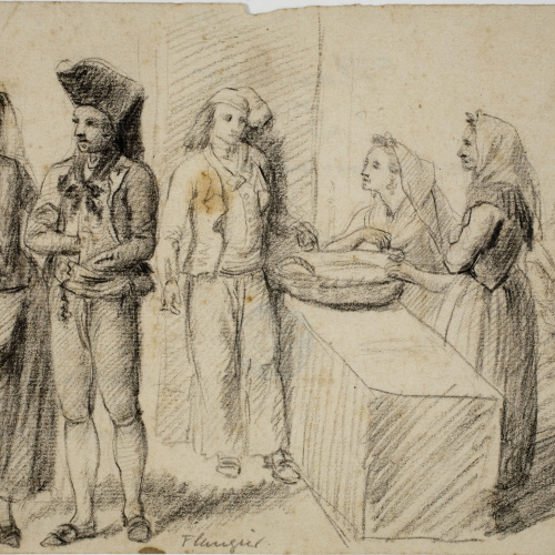 image for: Josep Bernat Flaugier - Una peixateria - Cap a 1800-1812