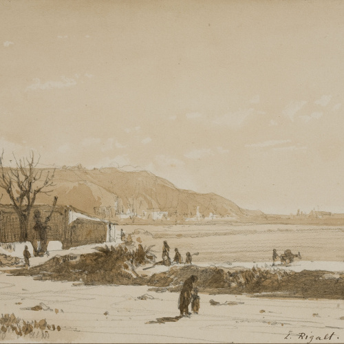 image for: Lluís Rigalt - Paisatge marítim - Març de 1873