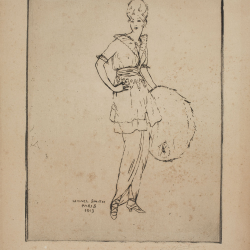 image for: Ismael Smith - A young lady - 1913