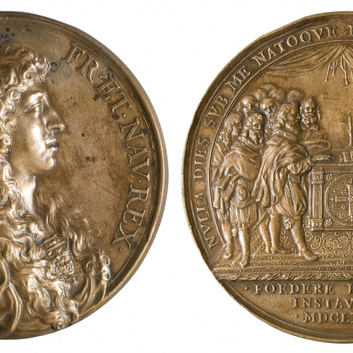 image for: Jean Warin - Renovació de l&#039;aliança amb el suïssos (1663) - 1663