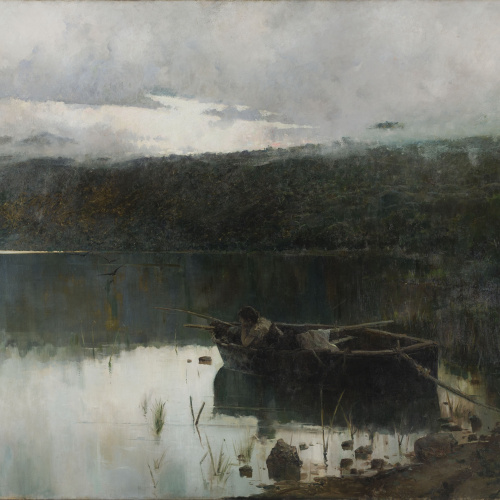 image for: Arcadi Mas i Fondevila - Llac de Nemi - Cap a 1888