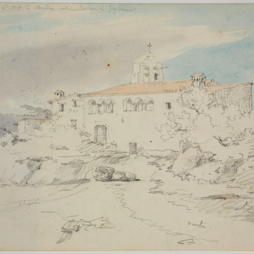 image for: Adolphe Hedwige Alphonse Delamare - Església d’Ermedàs a Garrigàs - Dilluns 3 de desembre de 1827