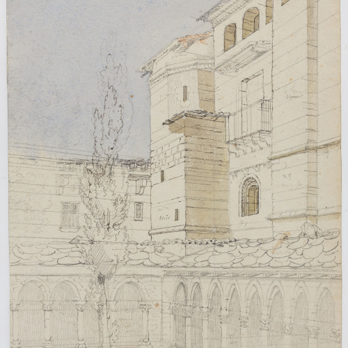 image for: Adolphe Hedwige Alphonse Delamare - Claustre de la Catedral de Santa Maria de la Seu d’Urgell - Cap a 1825