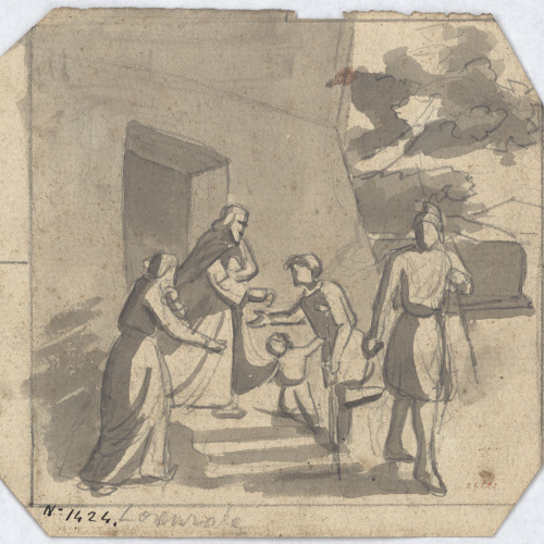 image for: Claudi Lorenzale - Episodi bíblic - Cap a 1840-1860