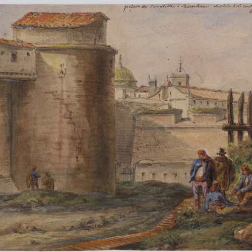 image for: Adolphe Hedwige Alphonse Delamare - Presó de Canaletes a Barcelona - 1826