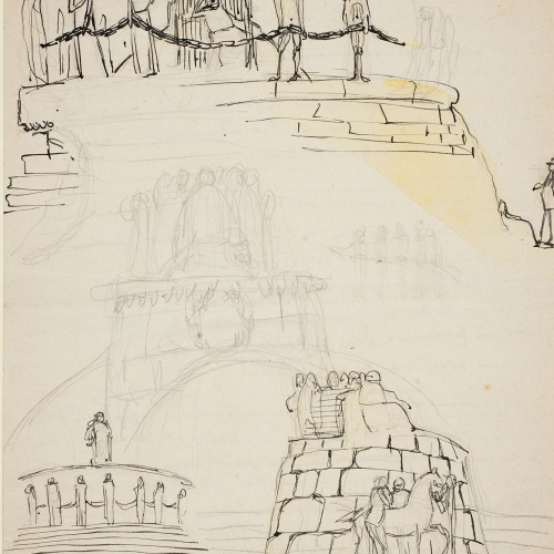 image for: Ismael Smith - Projectes de monument a Manuel Milà i Fontanals - Cap a 1908