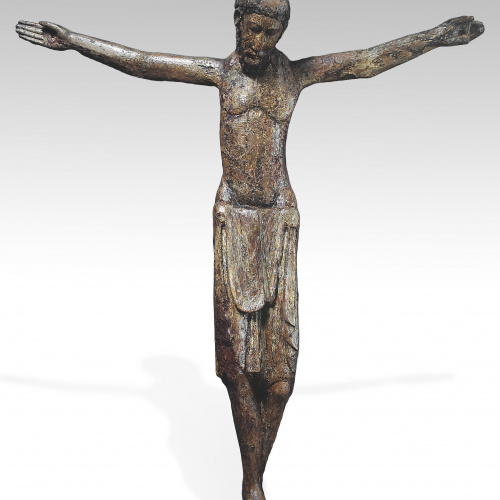 image for: Anònim - Crist de Sant Pere de Ripoll - Segona meitat del segle XIII