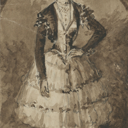 image for: Francesc Torras - Una ballarina - Cap a 1860-1876