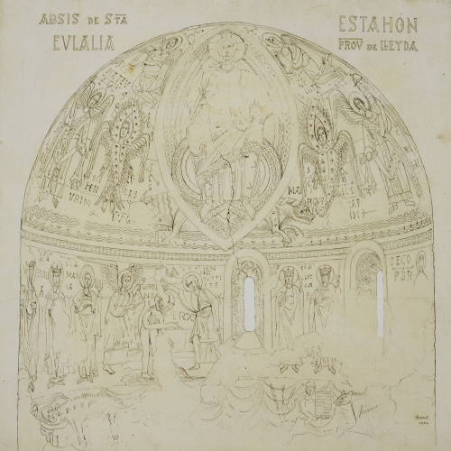 image for: Joan Vallhonrat - Reproducció de les pintures de l&#039;absis de Santa Eulàlia d&#039;Estaon - 1910