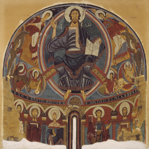 image for: Joan Vallhonrat - Reproducció de les pintures de l&#039;absis de Sant Climent de Taüll - 1908