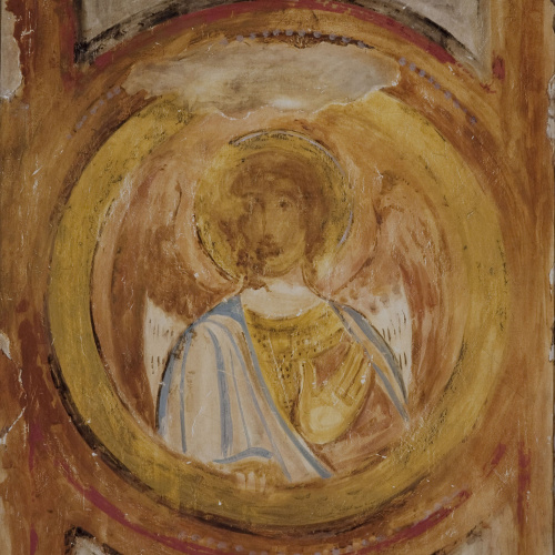image for: Joan Vallhonrat - Reproducció de les pintures de Sant Cugat del Vallès. Clipeus amb àngel - 1912