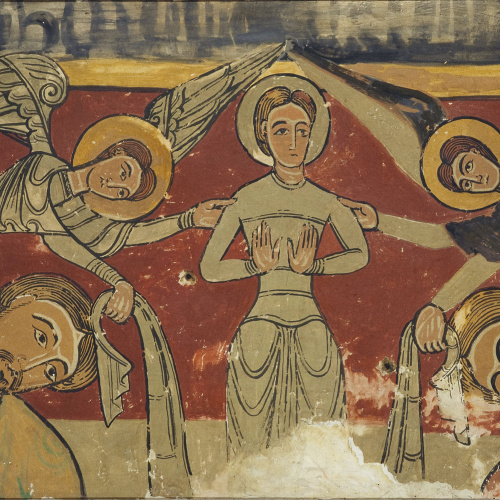 image for: Joan Vallhonrat - Reproducció de les pintures de l&#039;absis de Sant Tomàs Becket de Santa Maria de Terrassa. Fragment - 1918