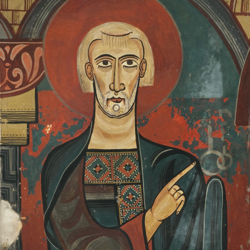 image for: Joan Vallhonrat - Reproducció de les pintures de l&#039;absis de Santa Maria de Taüll. Sant Pere - 1908