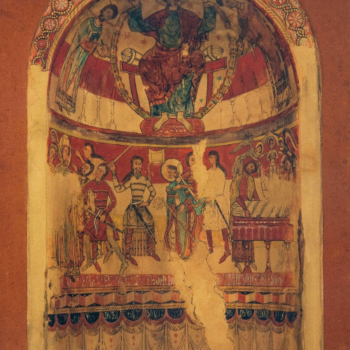 image for: Joan Vallhonrat - Reproducció de les pintures de l&#039;absis de Sant Tomàs Becket de Santa Maria de Terrassa - 1918
